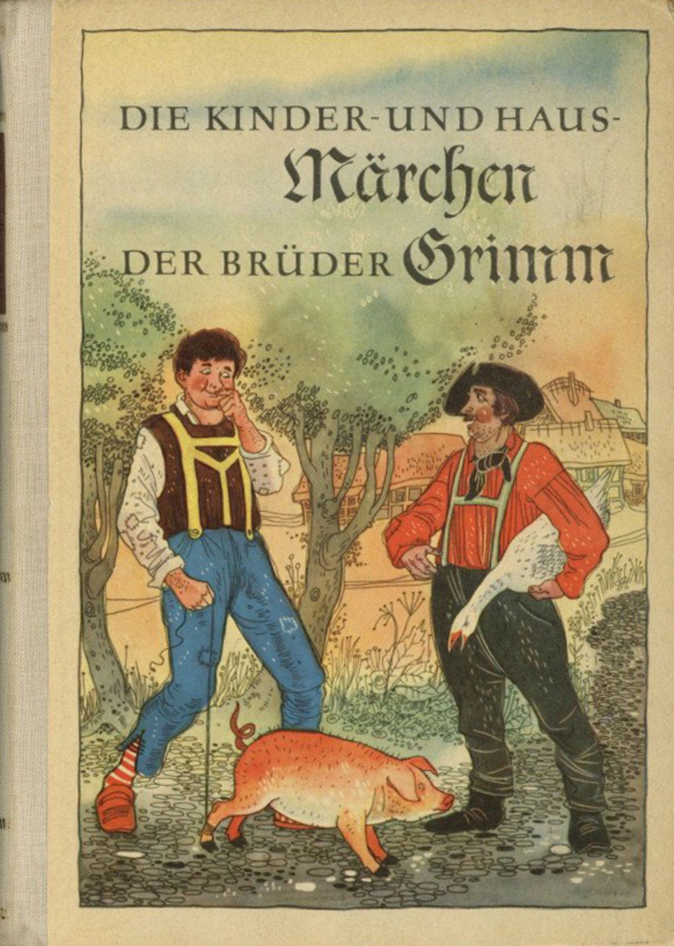 Kinderbuch Die Kinder- und Hausmärchen der Gebrüder Grimm Band IV mit farbigen Illustrationen von