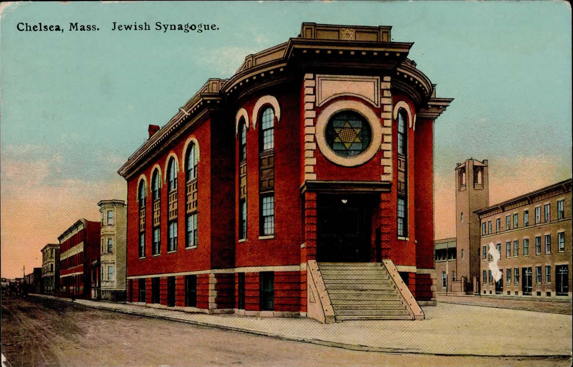 Synagoge Chelsea Mass.I-II ((Ecken abgestossen, kl. Stauchung)