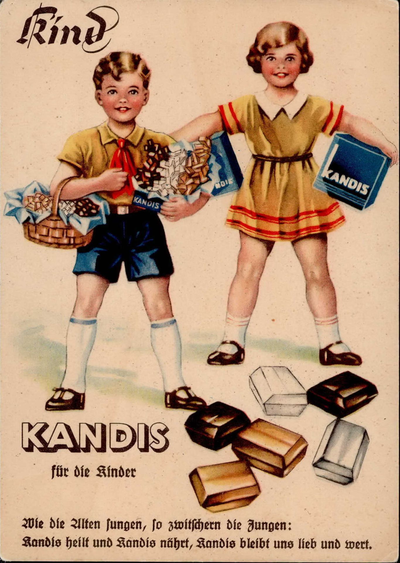 Werbung Kandis für die Kinder I-II