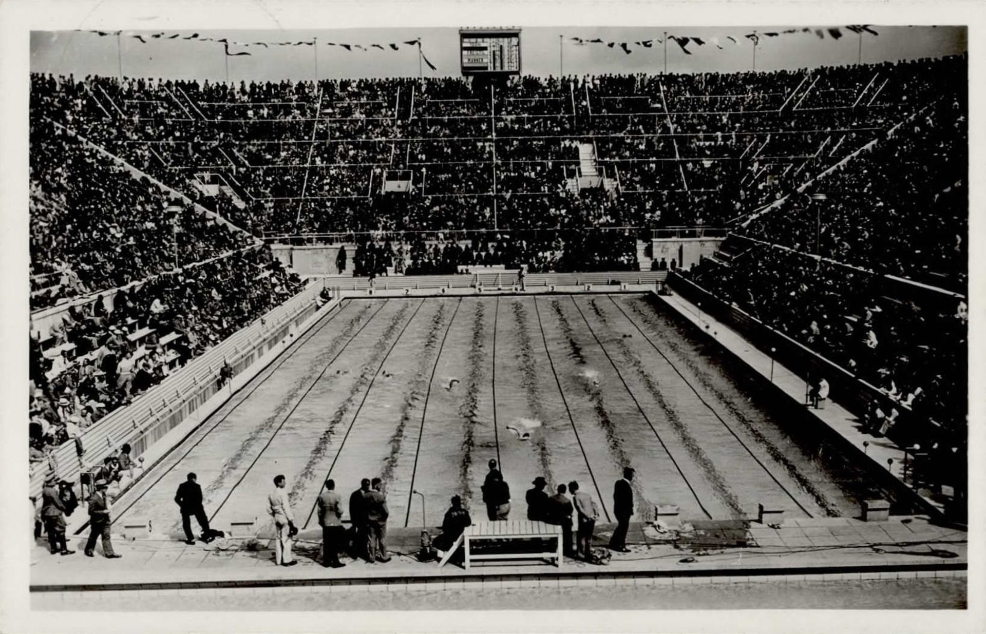Olympiade 1936 Berlin Schwimm-Stadion S-o I-II