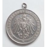 Schützen Mitteldeutscher Schützenbund Bundes-Medaille 1919 silber 38 mm Durchm. I-II
