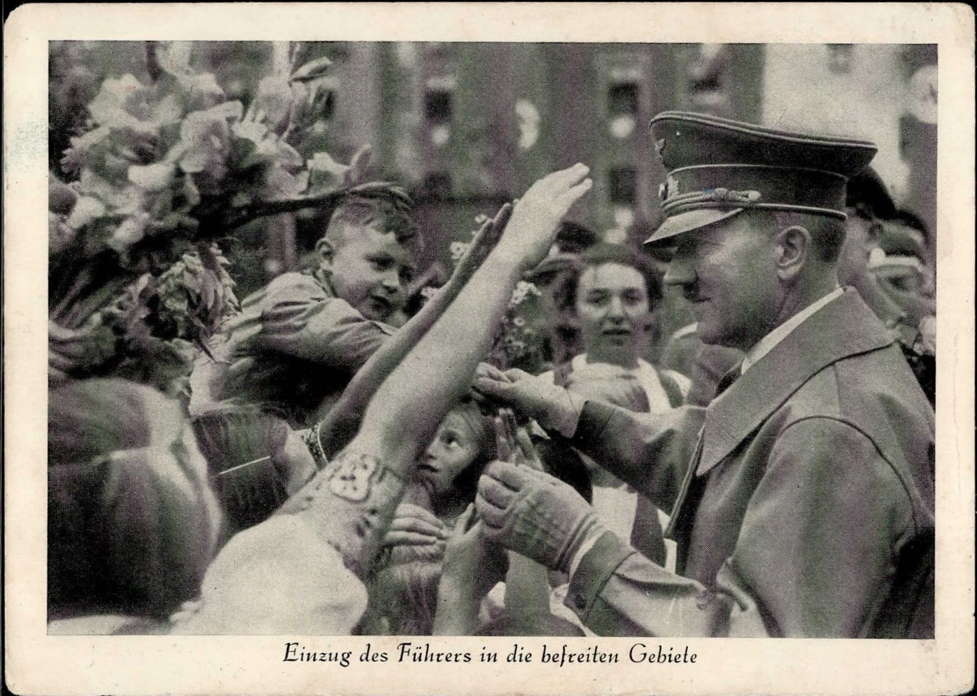 Hitler Einzug des Führers in die befreiten Gebiete II (Eckbüge)