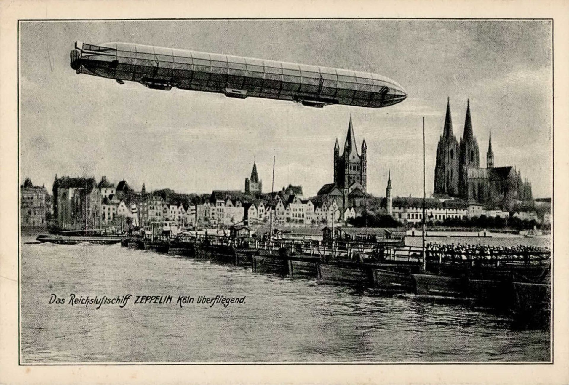 Zeppelin Z II (LZ 5) über Köln I-II