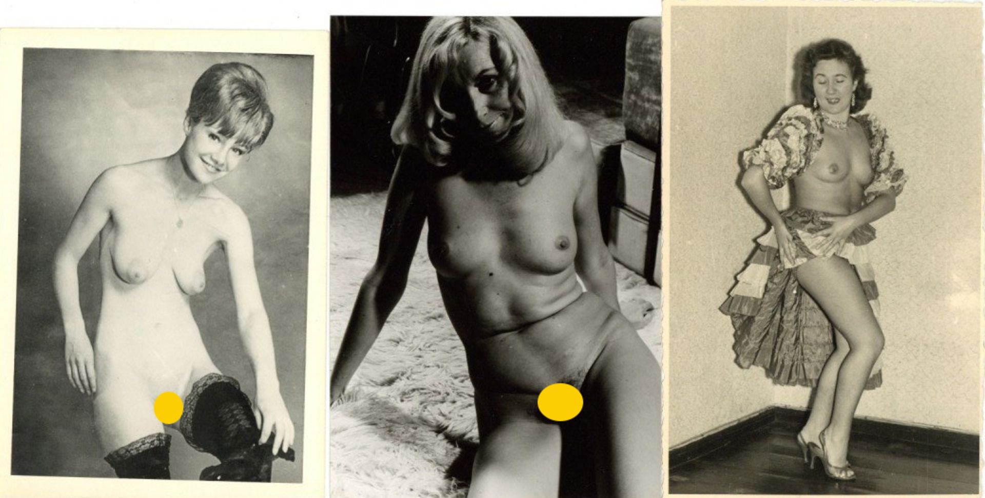 Erotik Lot mit über 180 Fotos in verschiedenen Formaten aus unterschiedlichen Zeiten