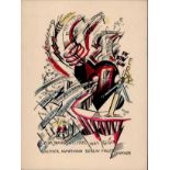 Kampmann, Walter Expressionismus Neujahrskarte 1920 (keine AK-Einteilung)