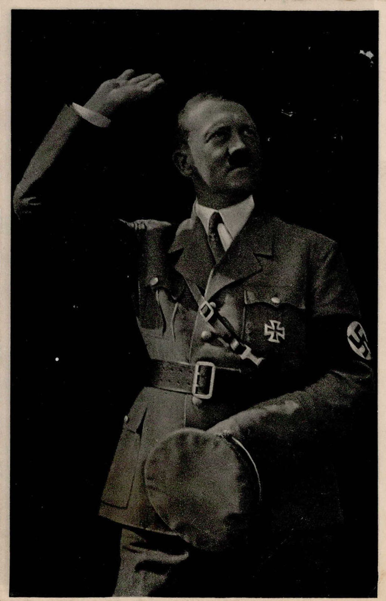 Hitler mit rs So-Stempeln I-II