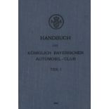 Auto Handbuch des Königlich Bayerischen Automobil-Club Teil I von Major Czermak, Leo 1912, Verlag