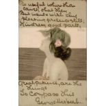 Kirchner, Raphael Frau mit Blume im Haar I-II (kl. Eckbug)