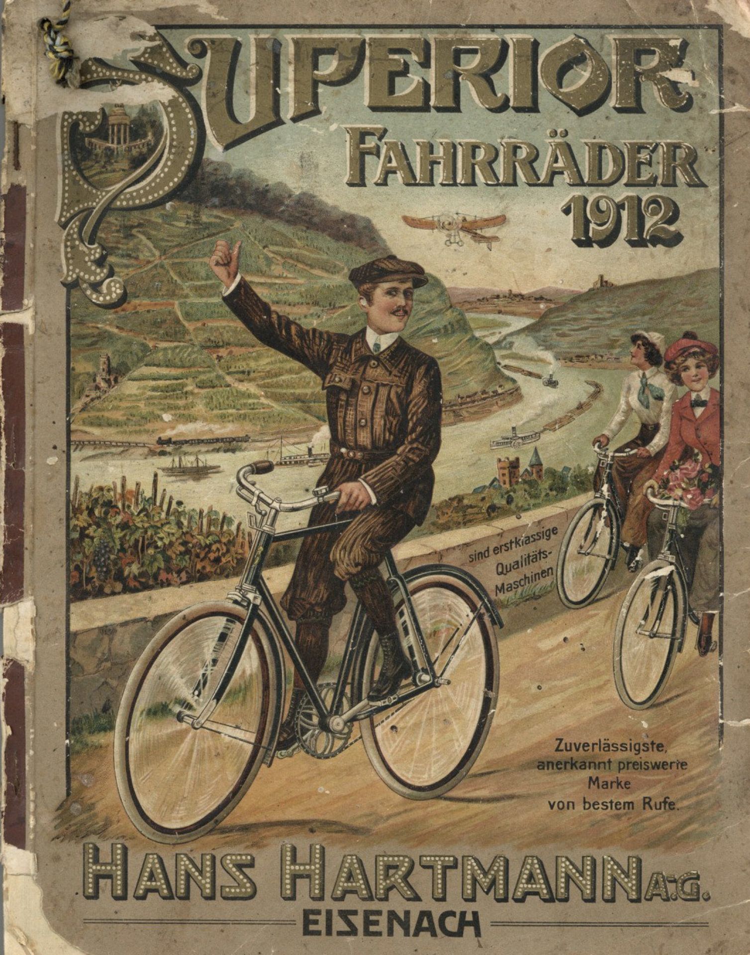 Fahrrad Hauptkatalog Superior Fahrräder 1912 der Firma Hartmann Eisenach, 335 S. II (starke
