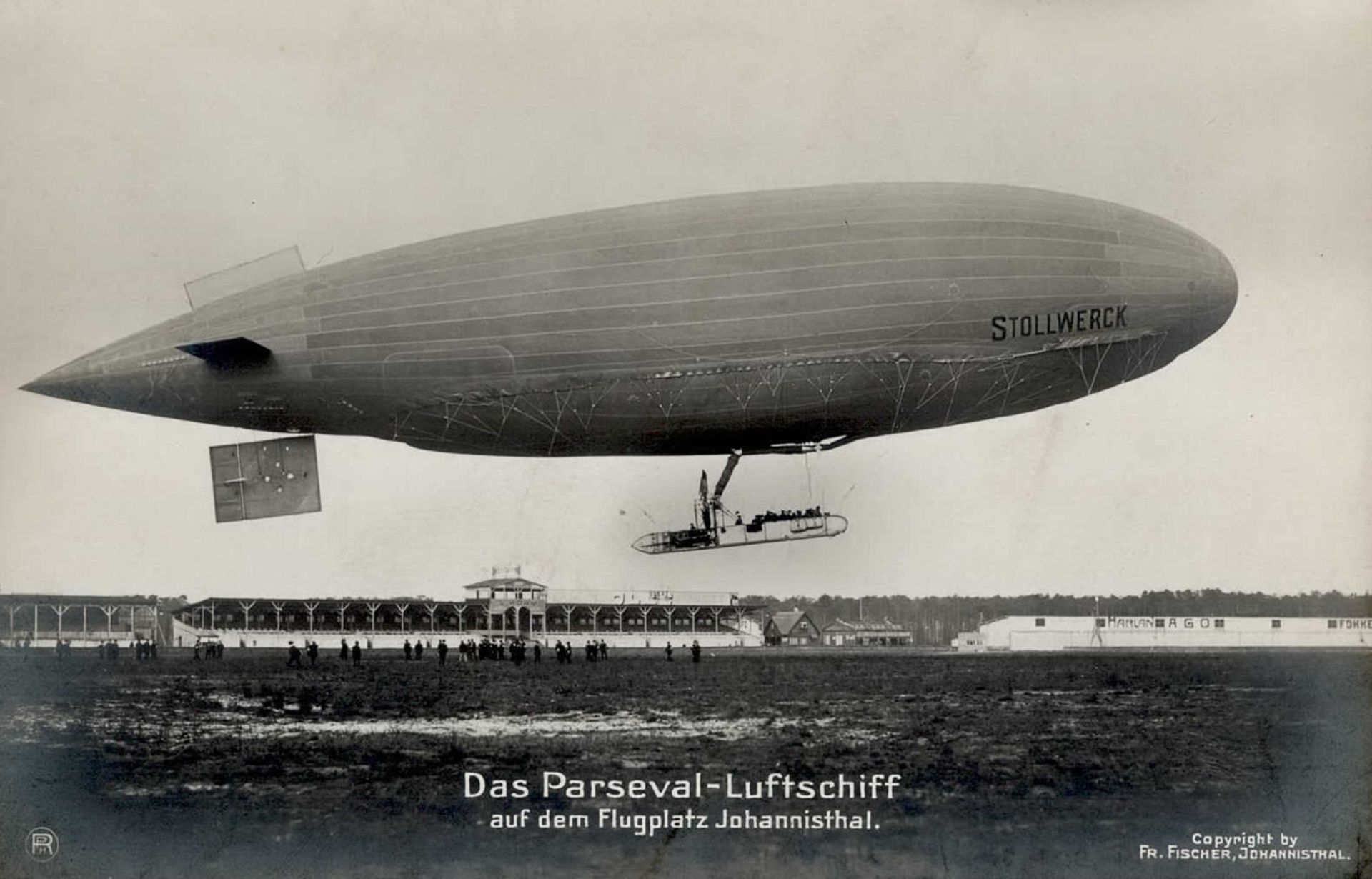 Sanke Flugzeug Johannisthal Zeppelin Das Parseval-Luftschiff I-II