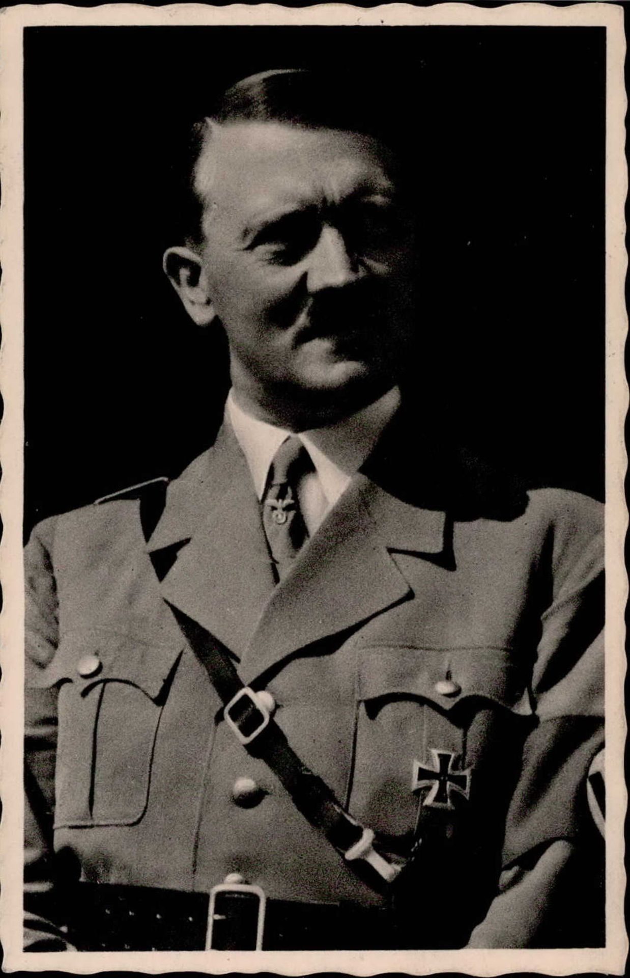 Hitler mit So-Stempel Saarbrücken 1938 I-II