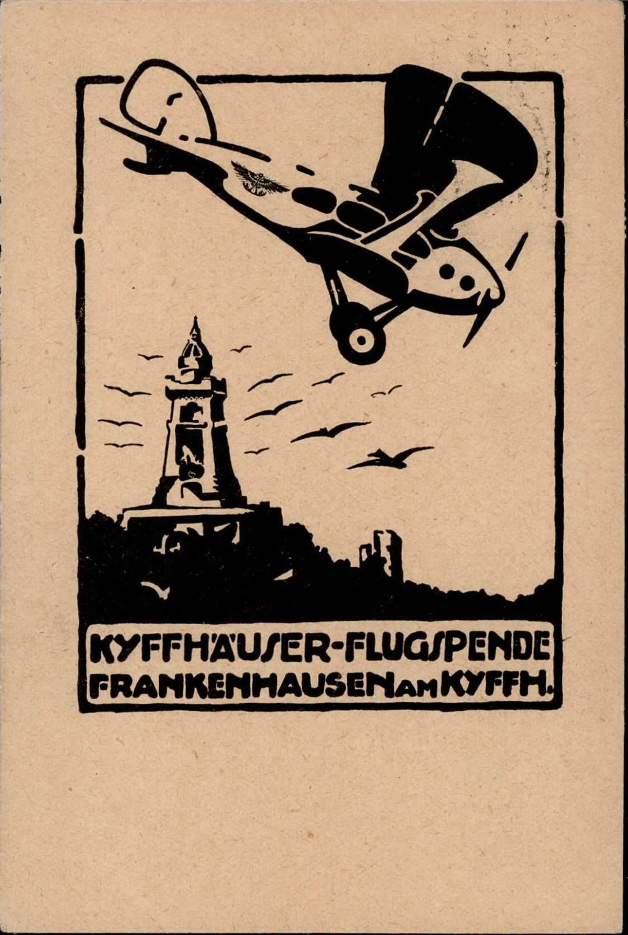 Flugpost Frankenhausen Kyffhäuser-Flug 1921 I-