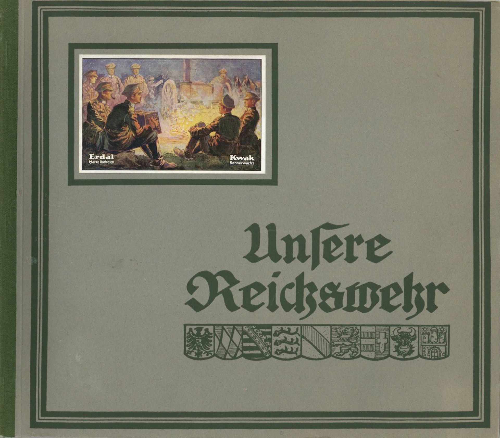 Sammelbild-Album Unsere Reichswehr Hrsg. Werner u. Mertz A.G. Erdalfabrik Mainz 17 S. 42 Bilder