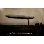 Zeppelin Cannstatt Zeppelin VI über der Wasen 1910 I-II