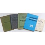 Politik SPD Lot mit 5 Mitgliedsbüchern 1901-1945
