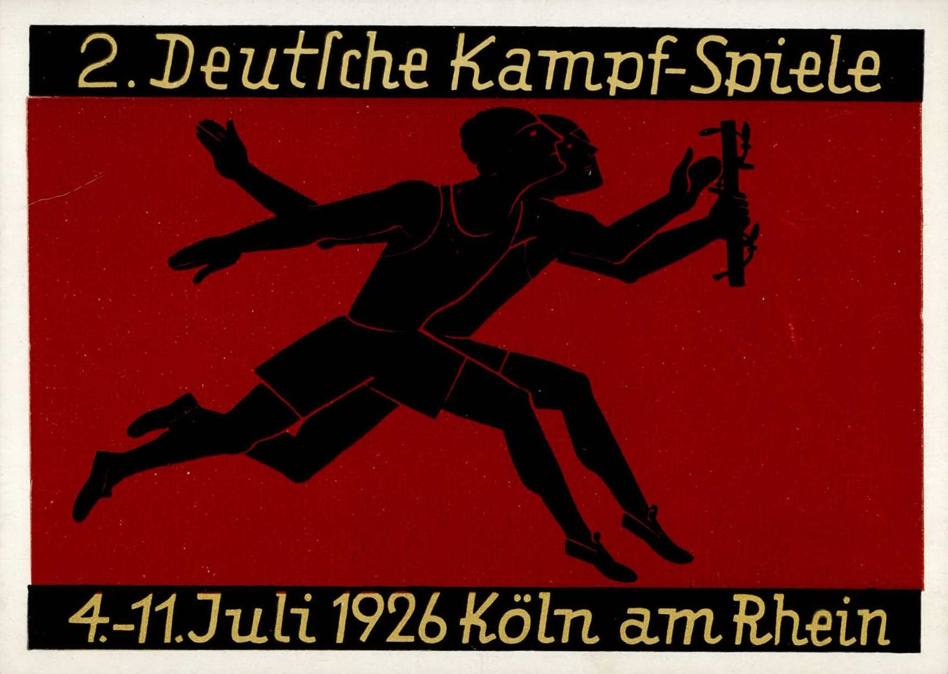 Zwischenkriegszeit Köln 2. Deutsche Kampf-Spiele 4.-11. Juli 1926 I-II