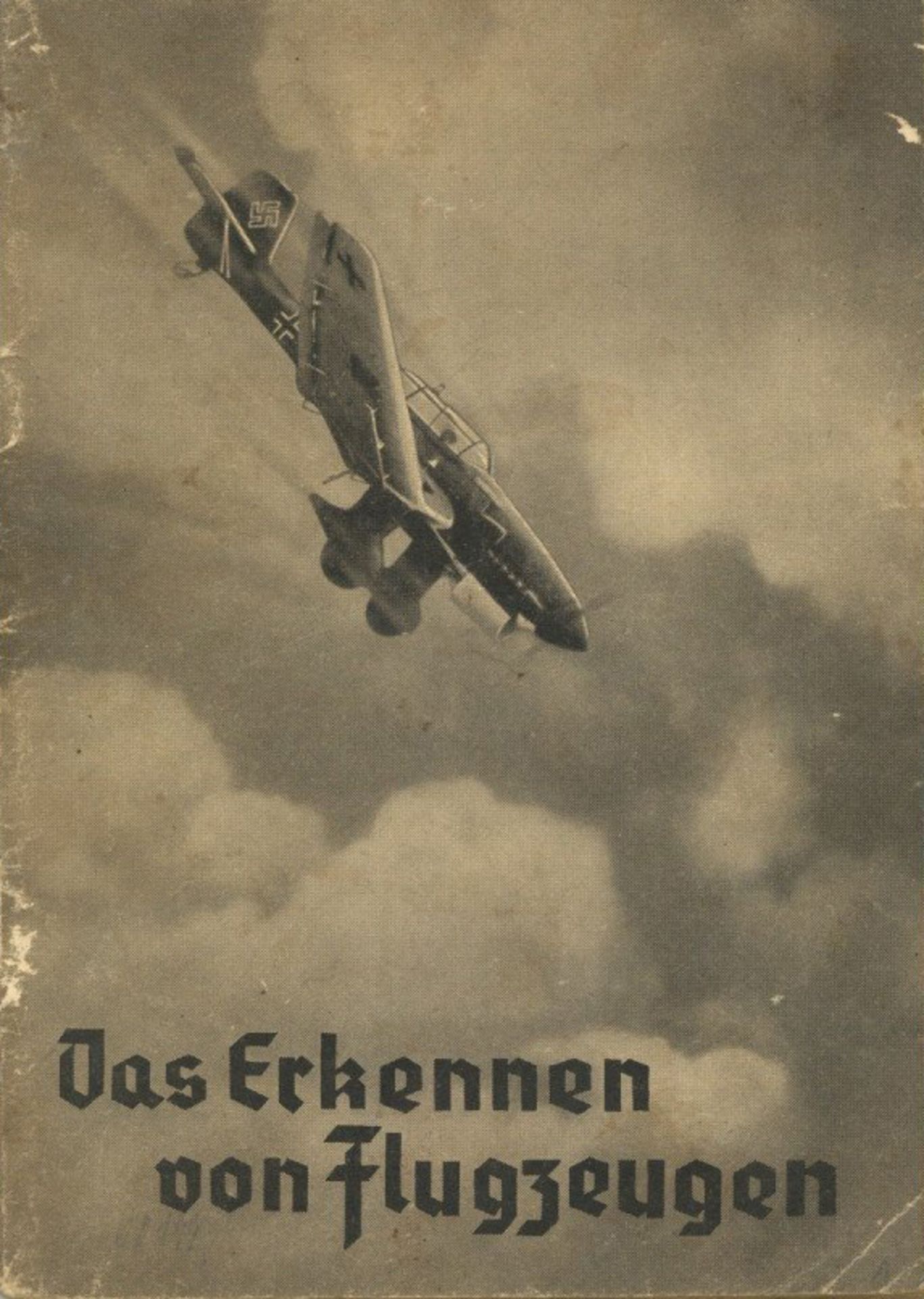 Flugzeug WK II Lehr-Heft Das Erkennen von Flugzeugen von Haarmann, K. 1941, Verlag Heß Braunschweig,
