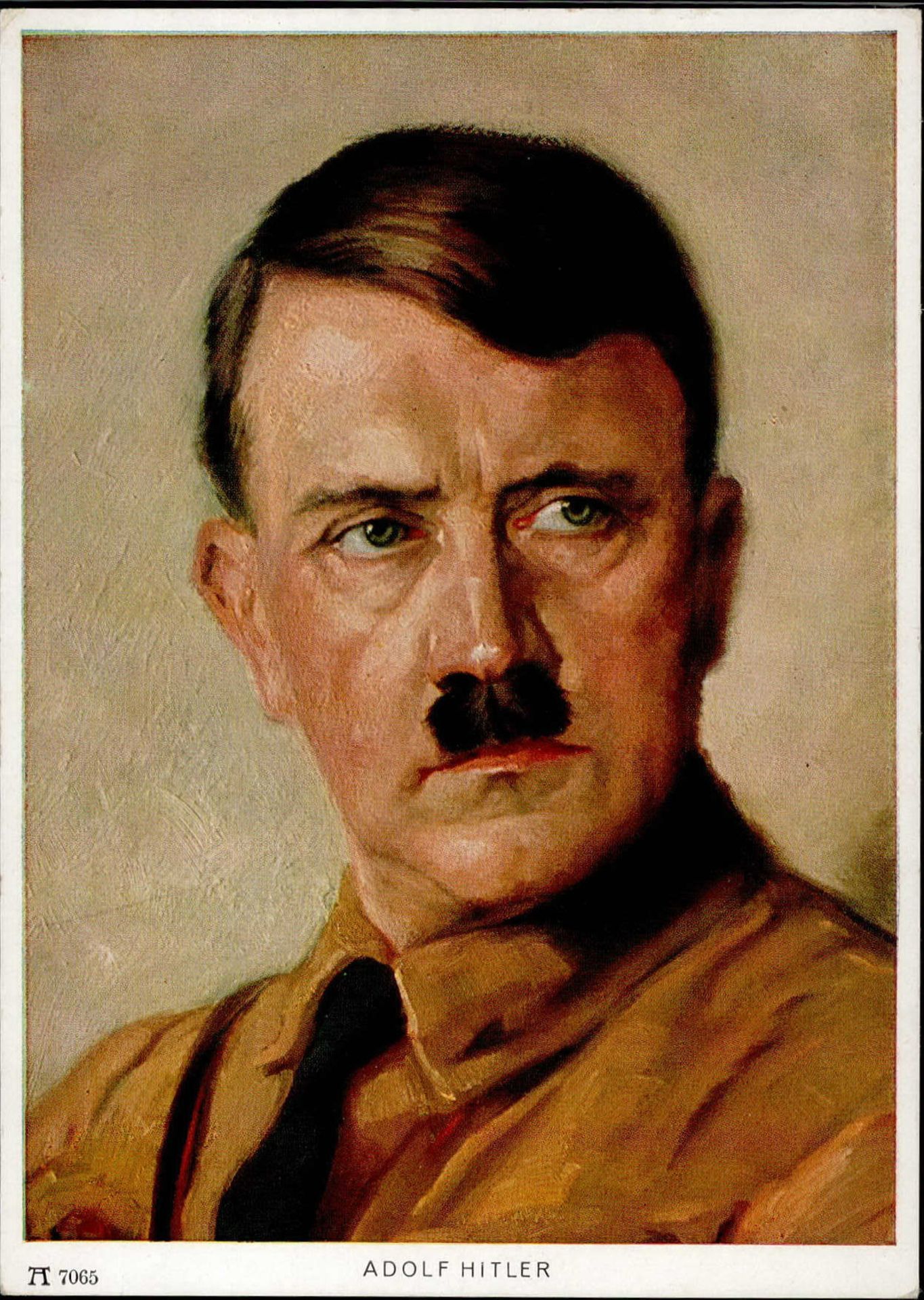 Hitler Portrait sign. Toepper, Hans I-II