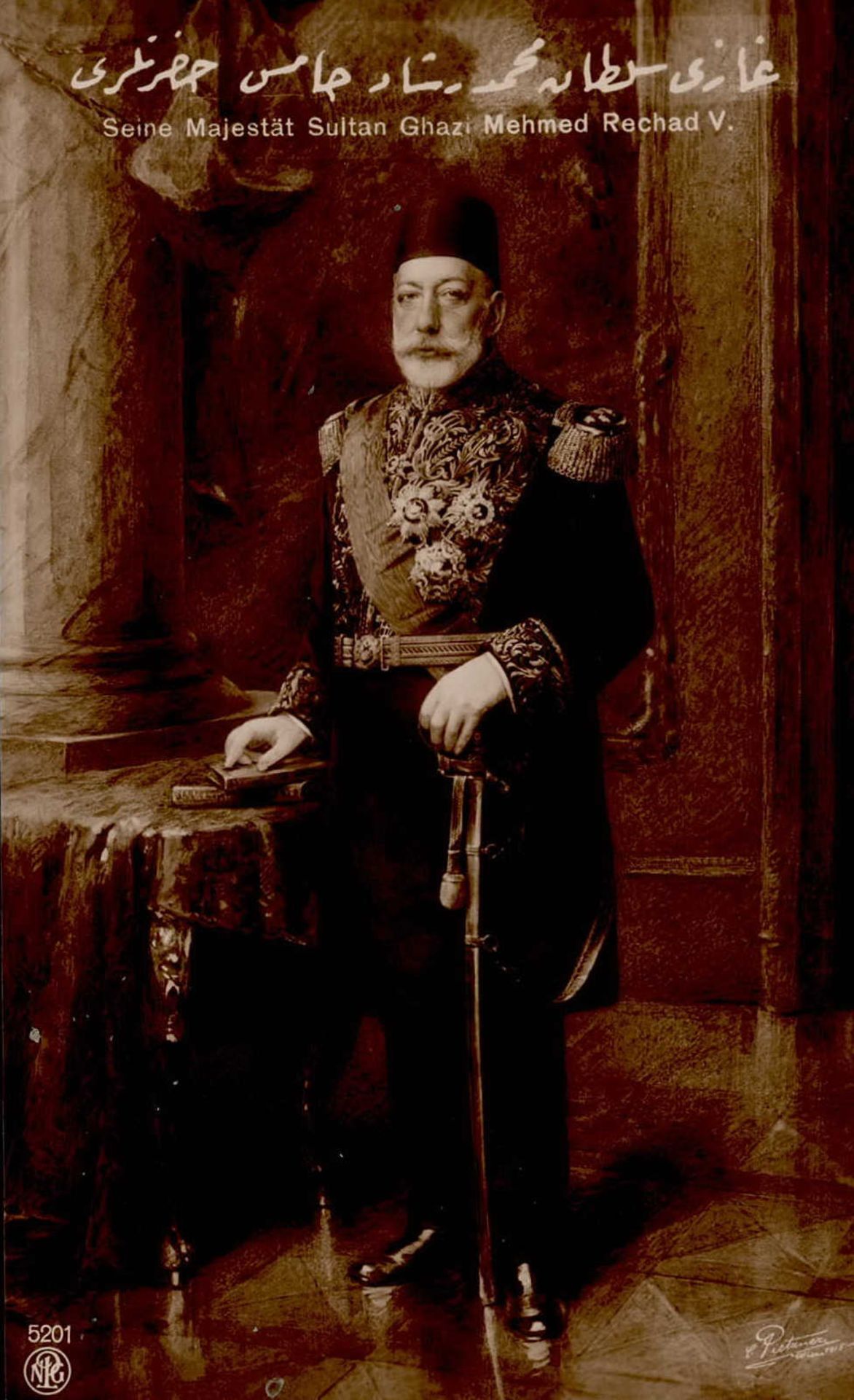 Adel Osmanisches Reich Sultan Ghazi Mehmed Rechad I-II