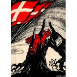 Politik Schweiz Partei der Kraft sign. Gubler Flugpost 1937 I-II