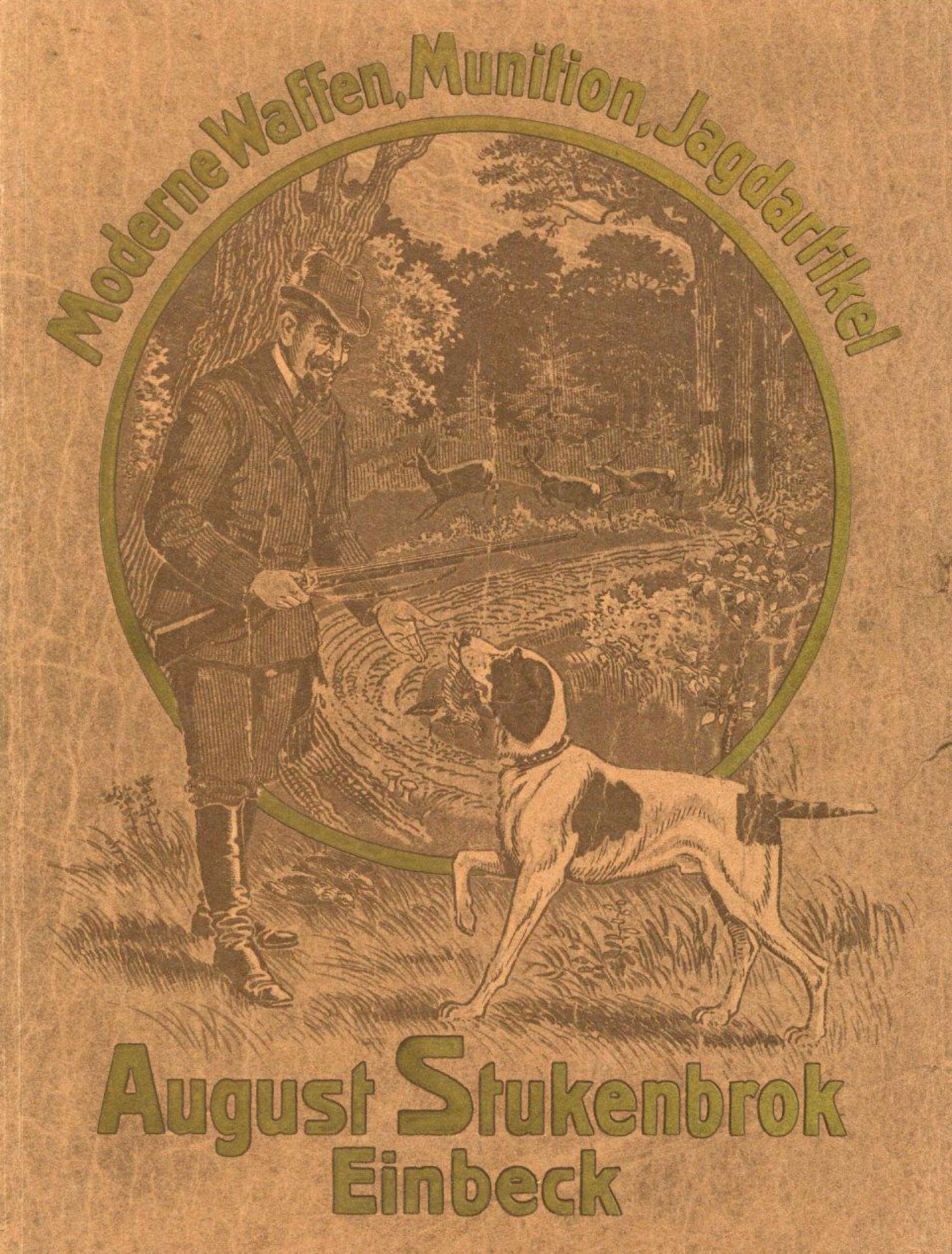 Jagd Waffen Buch Moderne Waffen, Munition, Jagsartikel von Stukenbrok, August 1912, Verlag