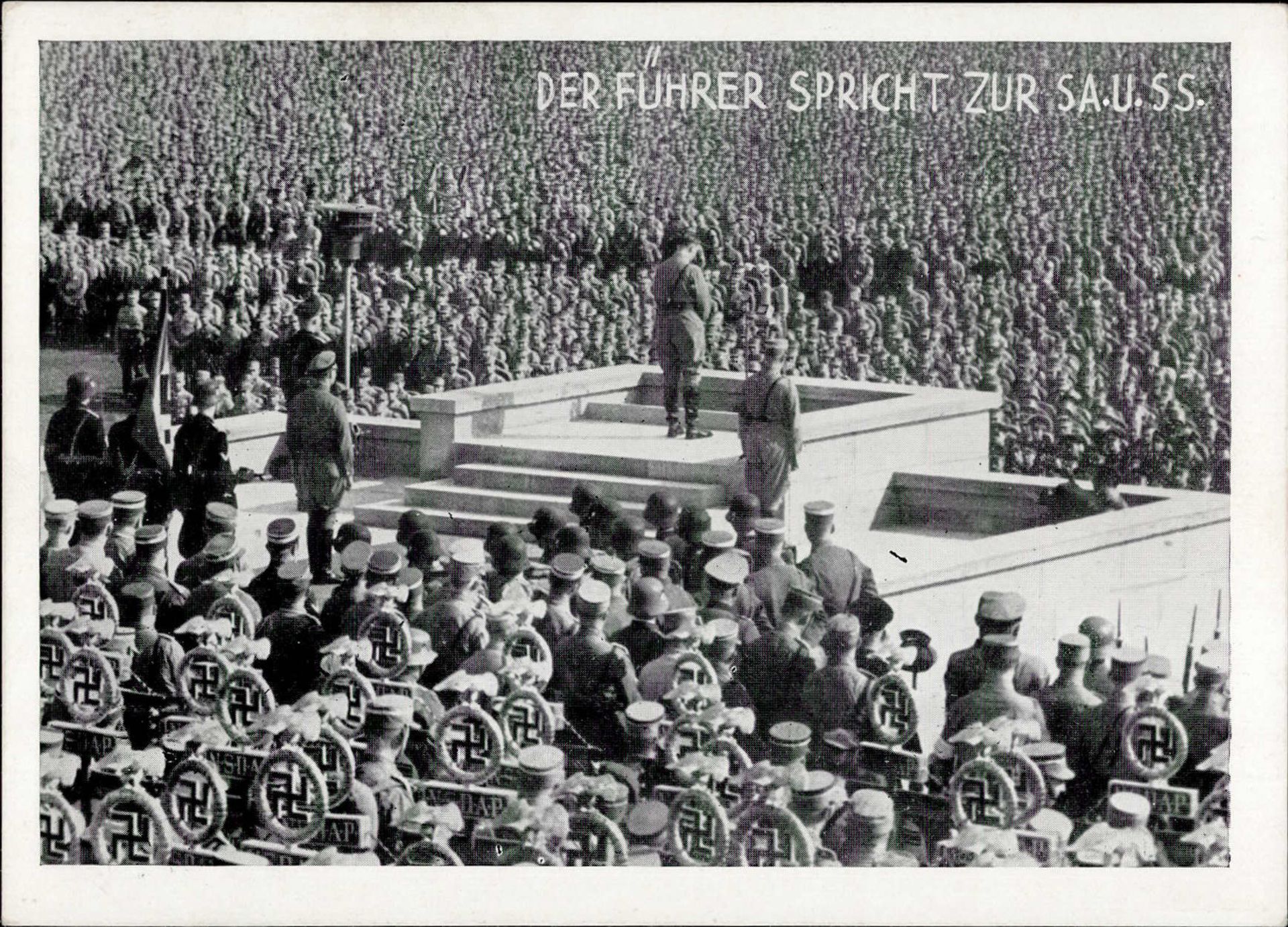 REICHSPARTEITAG NÜRNBERG 1934 WK II - der Führer spricht zur SA und SS I