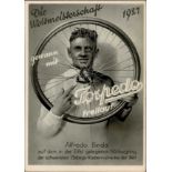 Fahrrad Nürnburgring Eifel Weltmeister Binda, Alfredo gewann mit Tordedo Freilauf 1927I-II