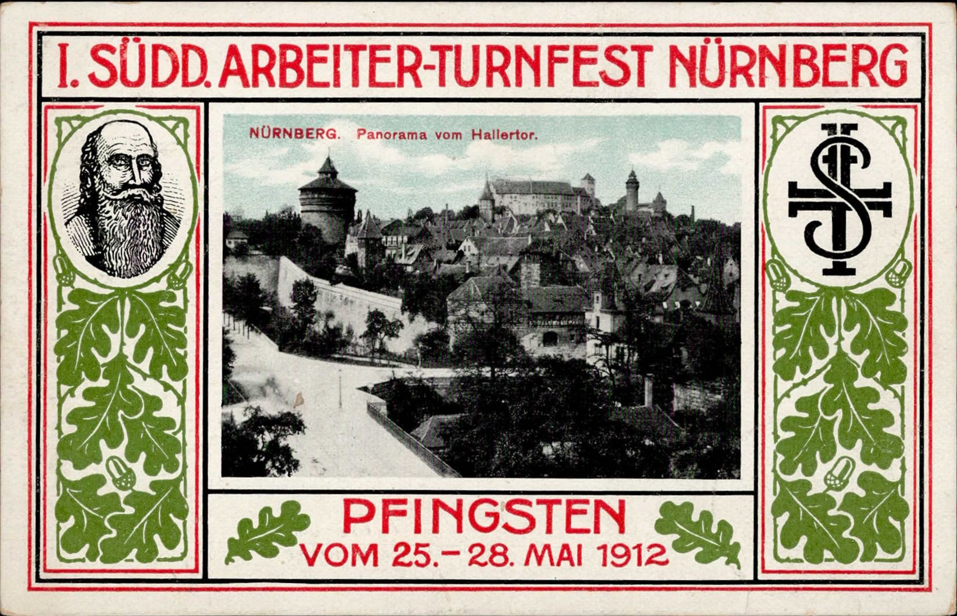 Sport Nürnberg I. Südd. Arbeiter-Turnfest 1912 I-II
