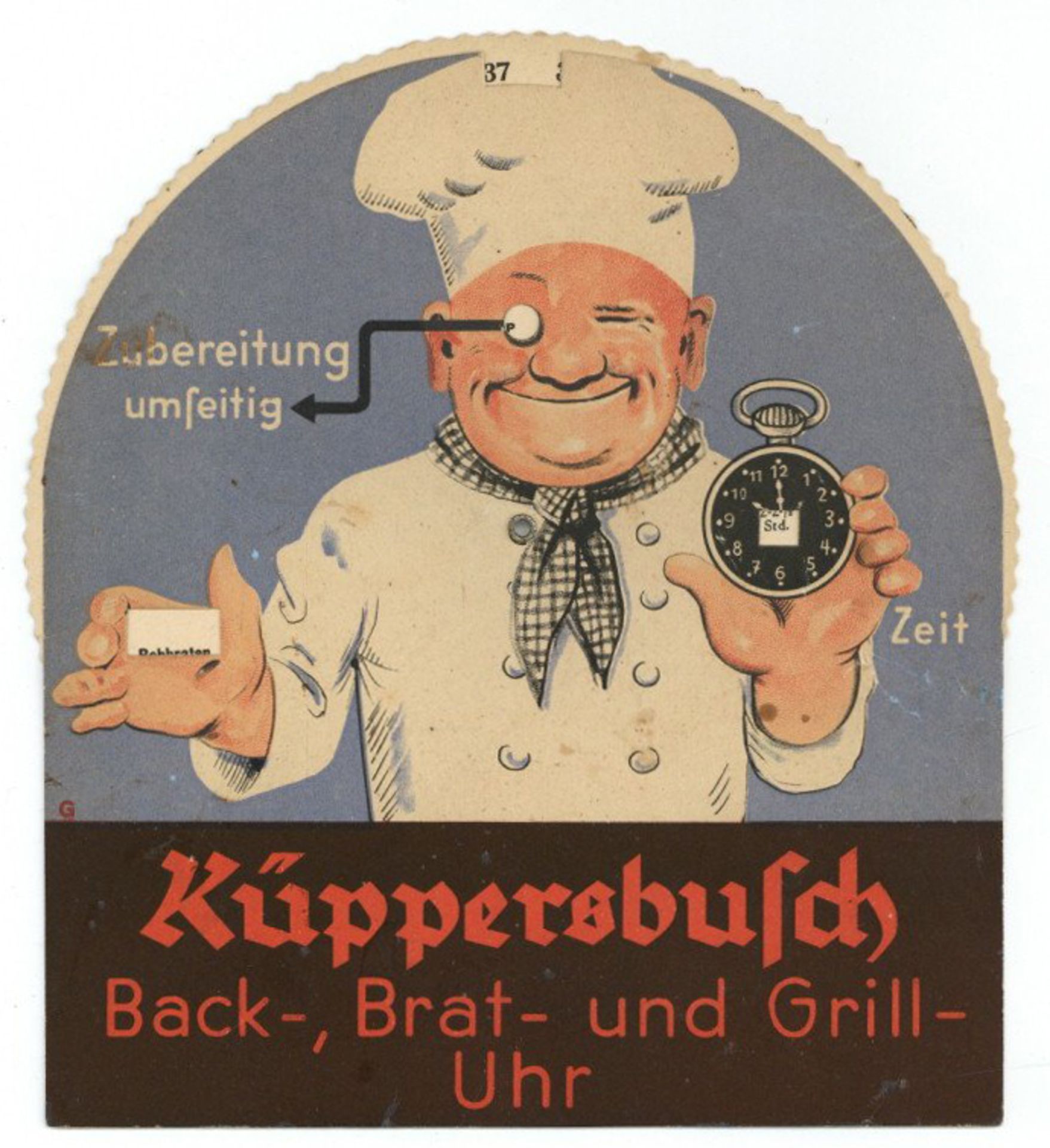 Mechanik-Karte Werbekarte Küpperbusch ca. 1920 II