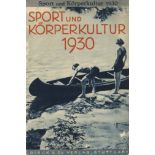 Erotik Kalender Sport und Körperkultur 1930 Verlag Dieck u. Co. Stuttgart viele Abb. II (Deckseite