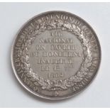 Schützen CH-Geneve Medaille Tir National en faveur du Monument 1864 silber ca. 45 mm Durchm. I-II