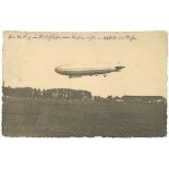 Zeppelinpost An Bord des Zeppelin Luftschiffes Bodensee 11. September 1919 Friedrichshafen Foto-AK