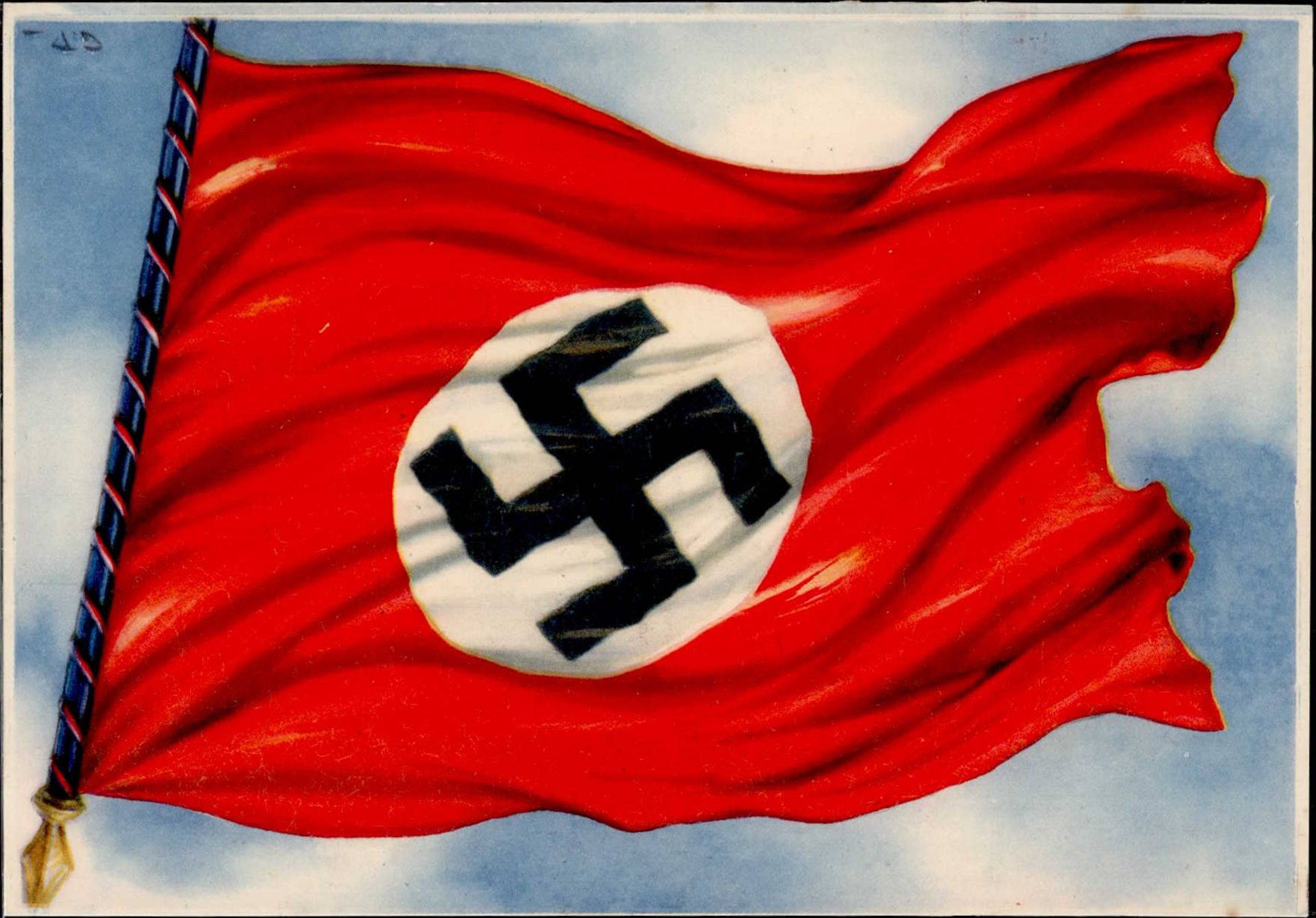 Propaganda WK II Flagge I-II