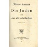 Judaika Buch Die Juden und das Wirtschaftsleben von Sombart, Werner 1911, Verlag Duncker und Humblot