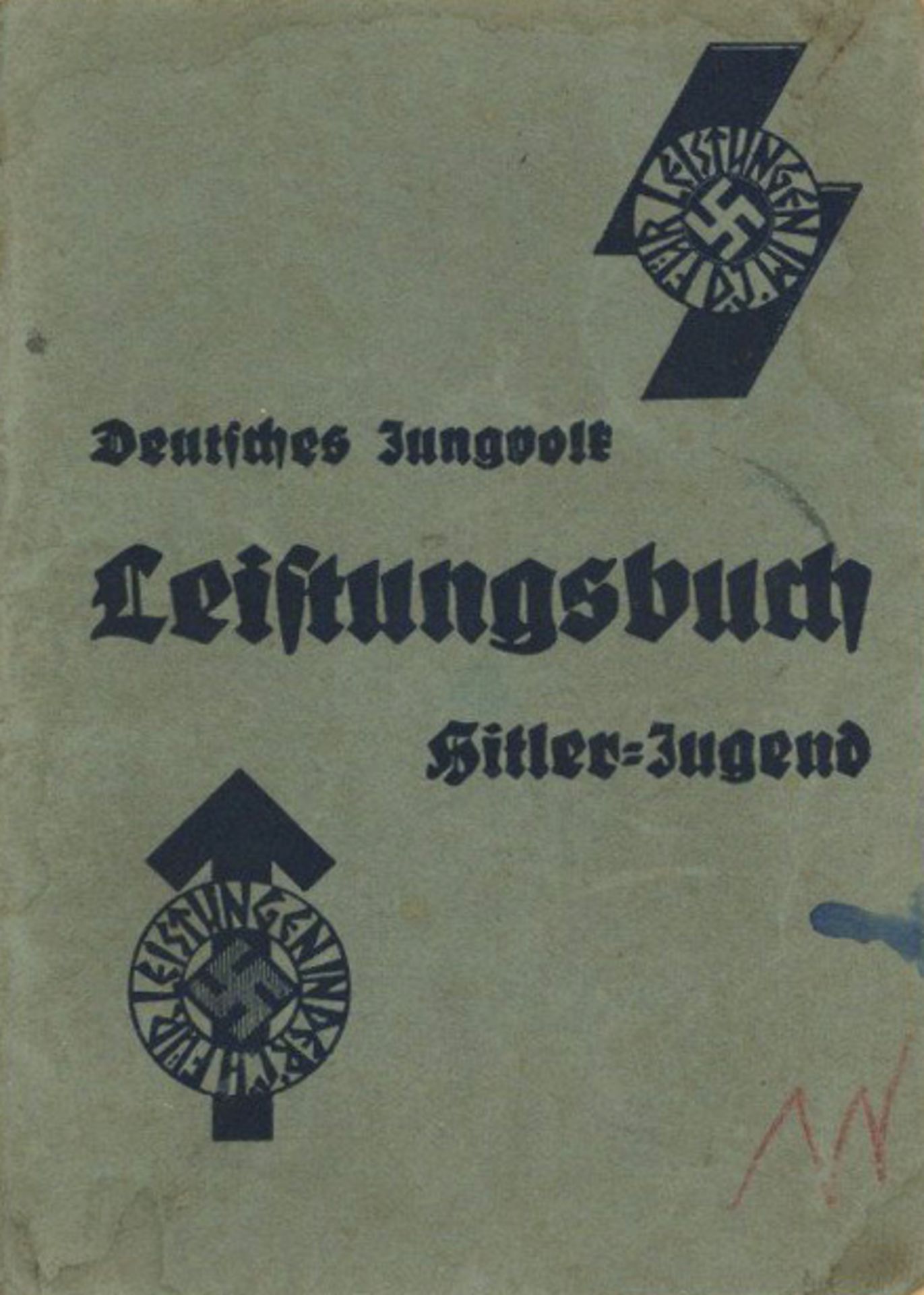 WK II HJ Heft Deutsches Jungvolk Leistungsbuch Hitler-Jugend 1940 II