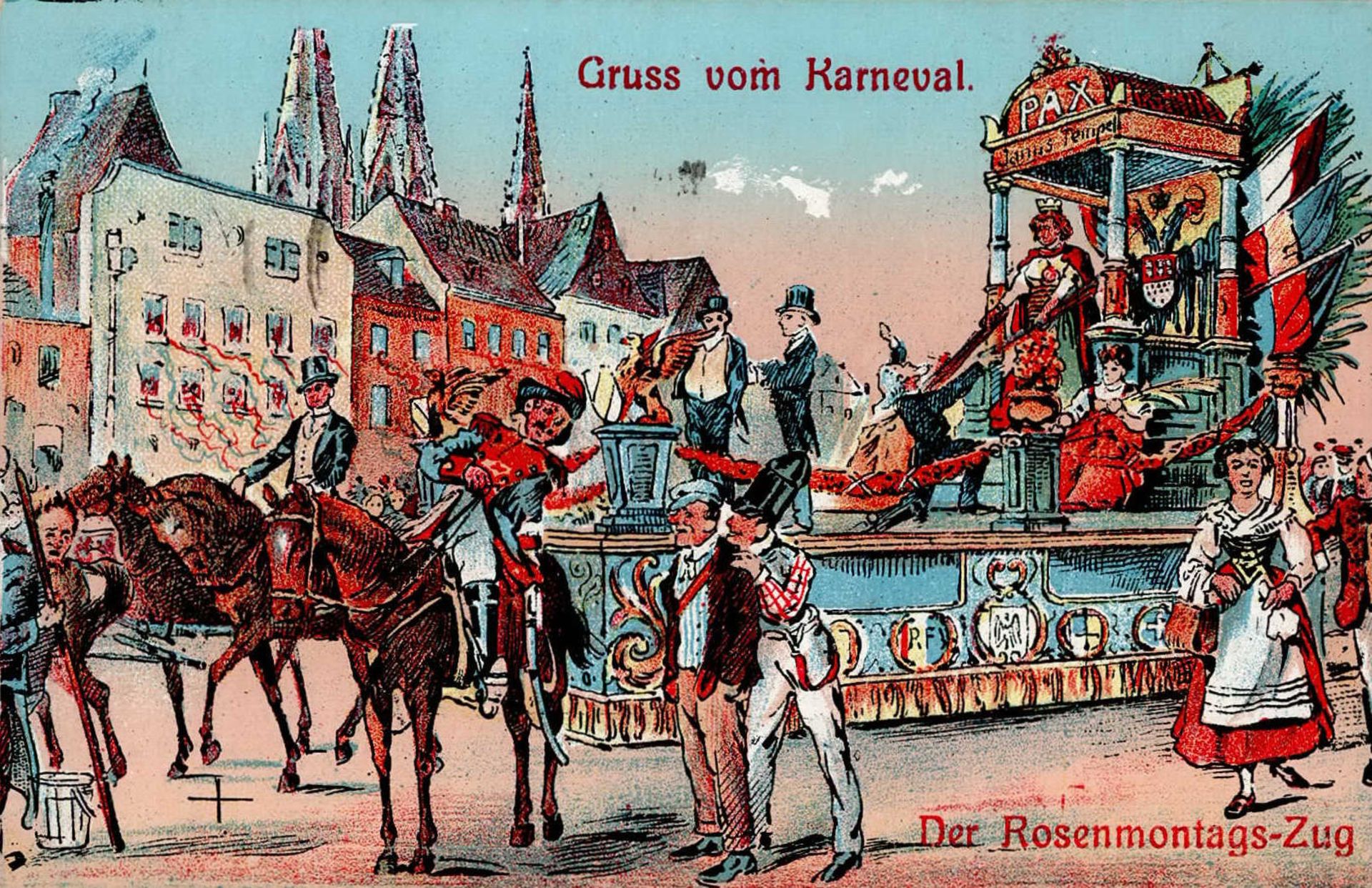 Karneval Köln Rosenmontags-Zug I-II