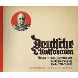 Sammelbild-Album Deutsche Uniformen Album IV Das Zeitalter der Deutschen Einigung 1864-1914 Band