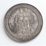Schützen CH-Geneve Medaille Tir nationale en Faveur du Monument 1864 silber ca. 45 mm Durchm. I-II