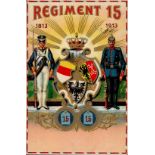 Regiment Inf.-Regt. Nr 15 Wappen I-II (fleckig)