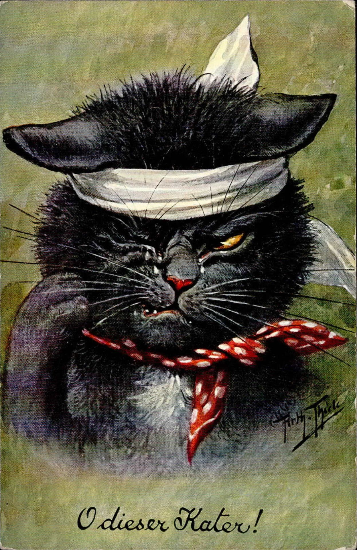 Thiele, Arthur Katze personifiziert O diese Katze I-II