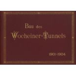 Architektur Buch Bau des Wocheiner Tunnels 1901-1904 von Photogr. Beer, Alois Klagenfurt, 34