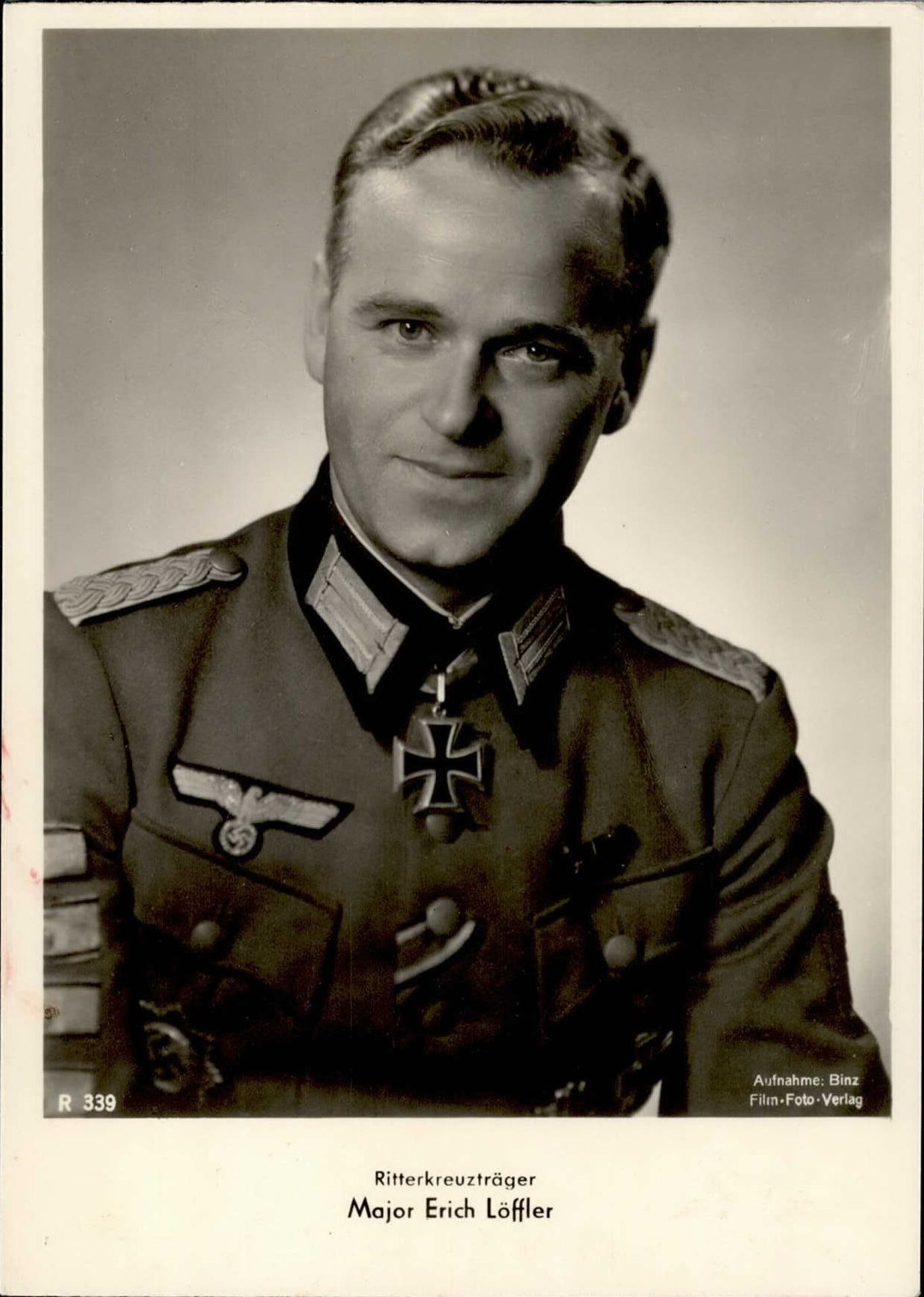 Ritterkreuzträger Löffler, Erich Major I-II