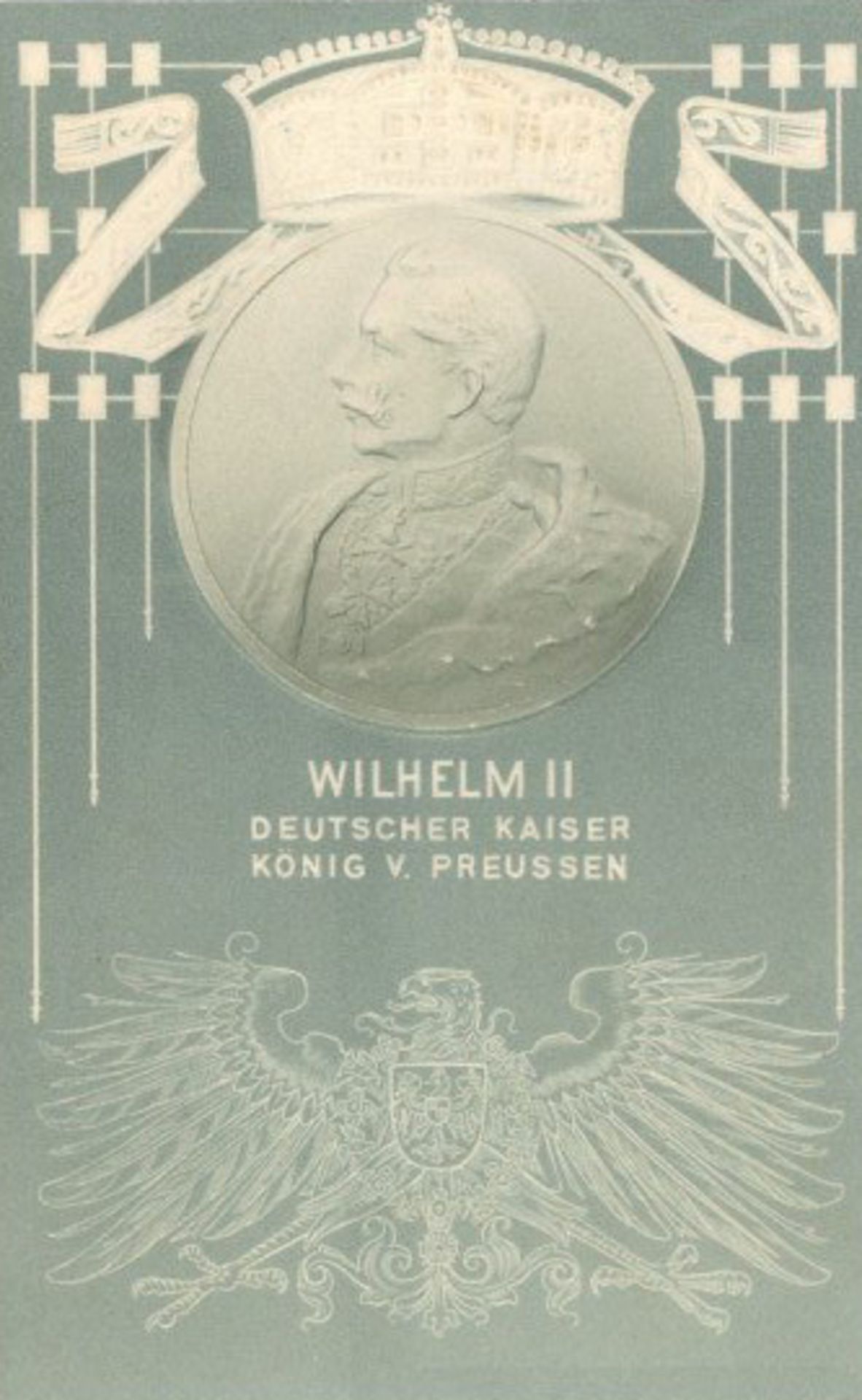 Kaiser Wilhelm II. Reliefkarte I-II