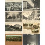 Wiesbaden (6200) Heimatsammlung Album mit 110 Ansichtskarten vor 1945