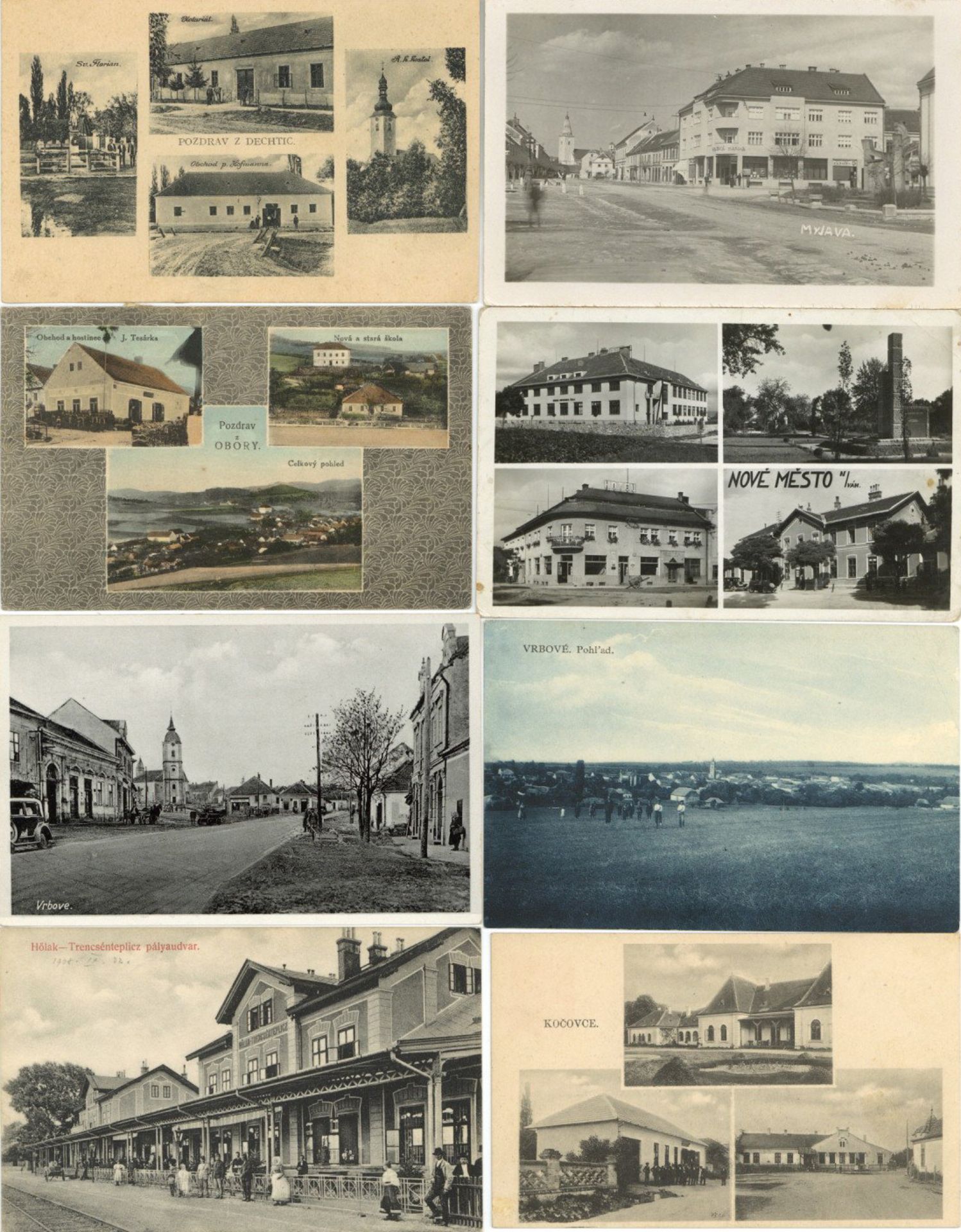 Slowakei über 500 Ansichtskarten meist aus den 1900 bis 1945 Jahren in unterschiedlicher Erhaltung