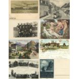 Deutschland, Ausland und Motive Partie mit ca. 250 Ansichtskarten I-II