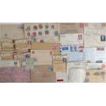 Briefe-Posten Alle Welt, meist Deutschland, ca. 25 Rücklose aus vorherigen Auktionen (insgesamt 35