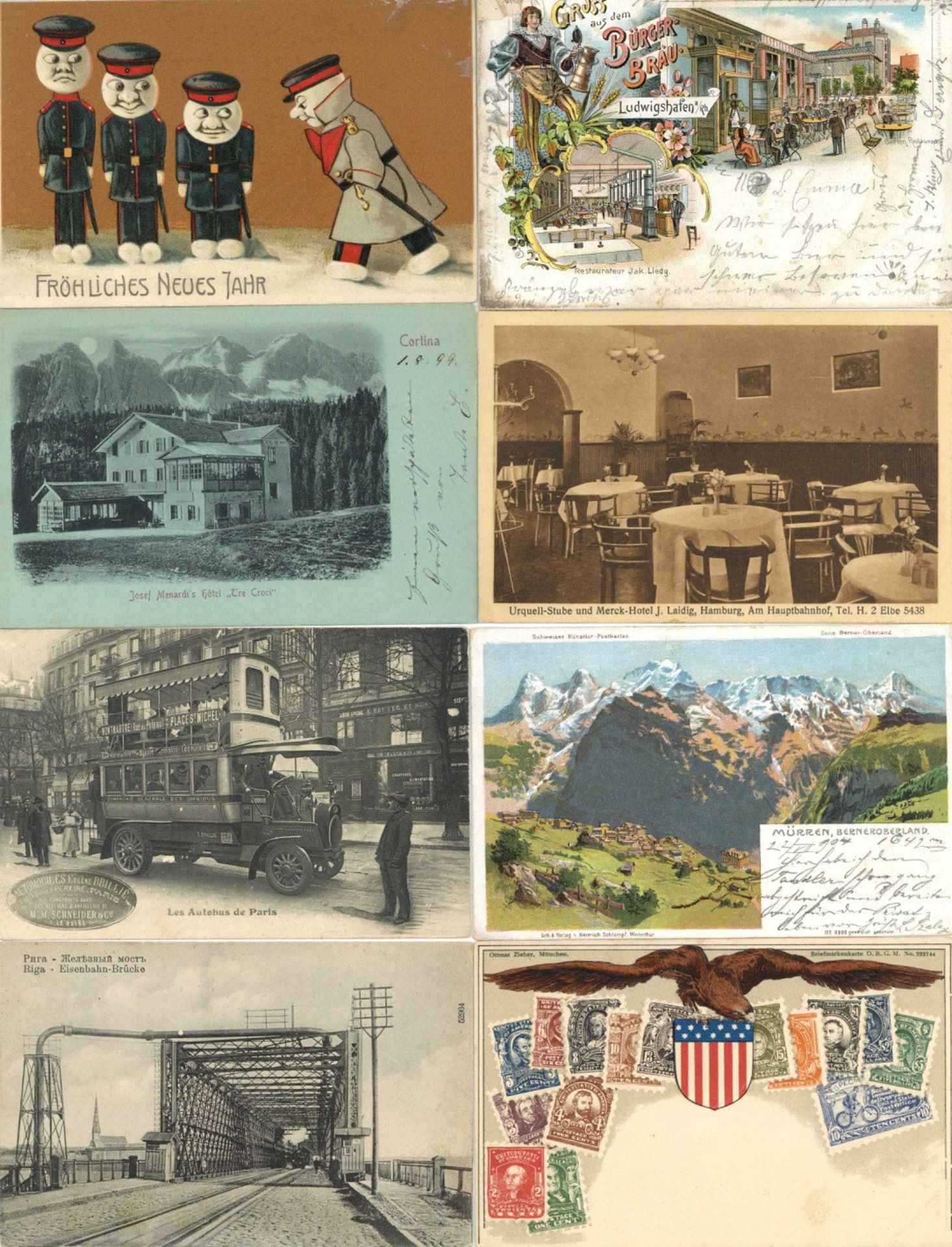 Deutschland, Ausland und Motive Großer Bestand mit ca. 12.000 Ansichtskarten vor 1945 meist einfache