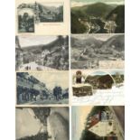 Triberg im Schwarzwald (7740) Heimatsammlung ca. 120 Ansichtskarten meist vor 1945 im Album, etliche