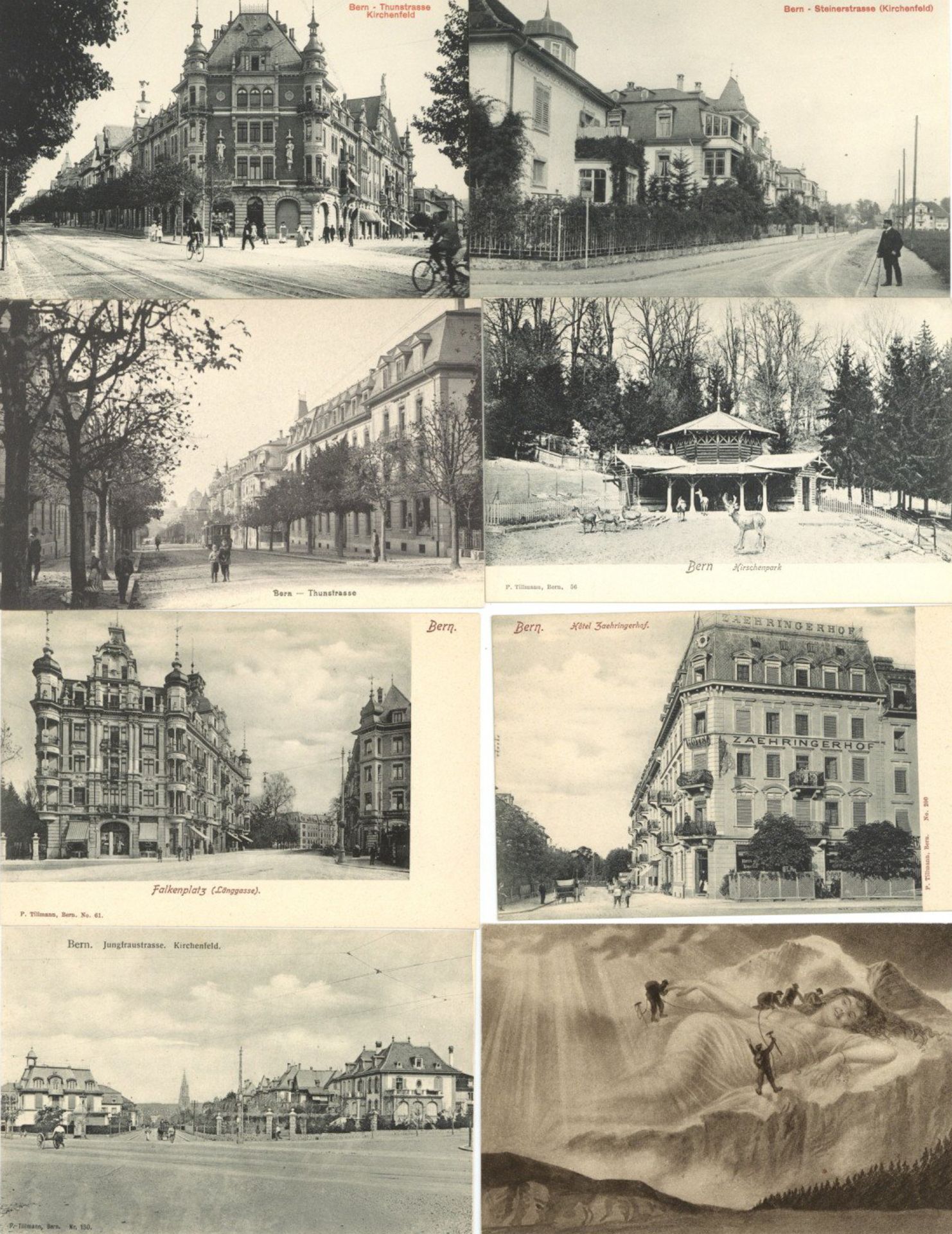 SCHWEIZ Partie von circa 150 Ansichtskarten, meist BERN I-II